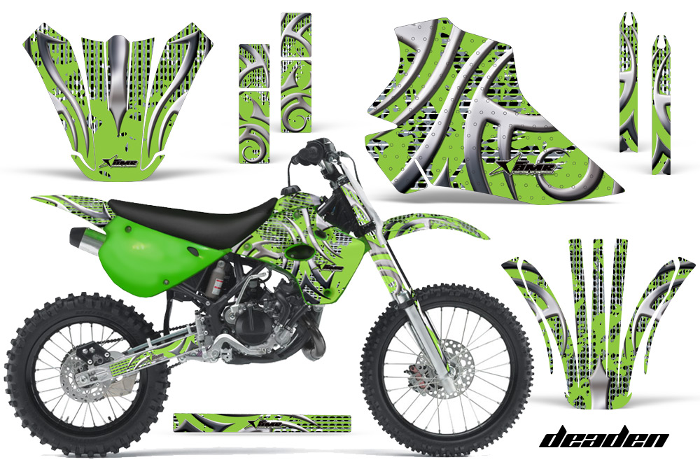 Kawasaki KX80 KX100 95-97 Graphics Kit Deaden G